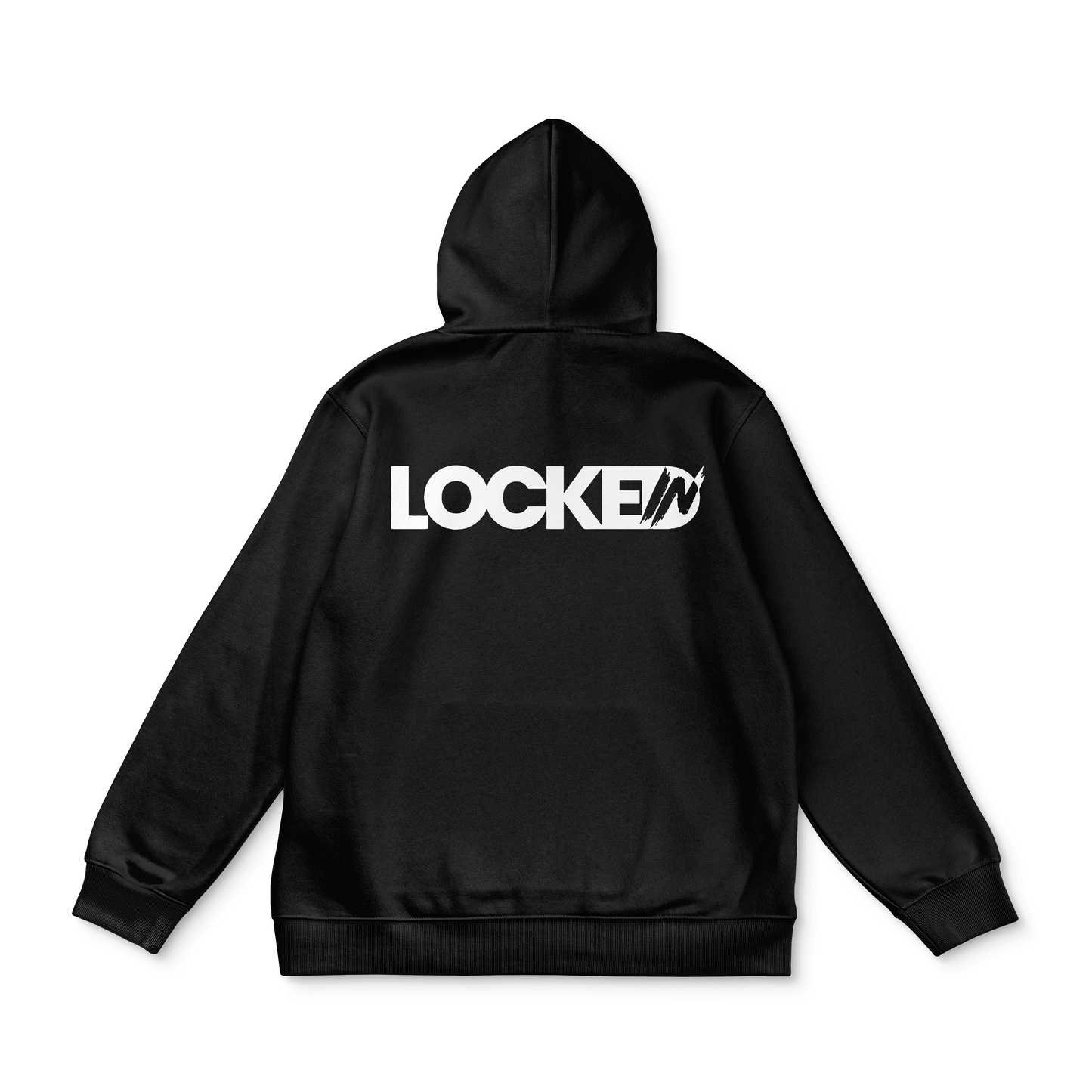 Locked In Black Hoodie