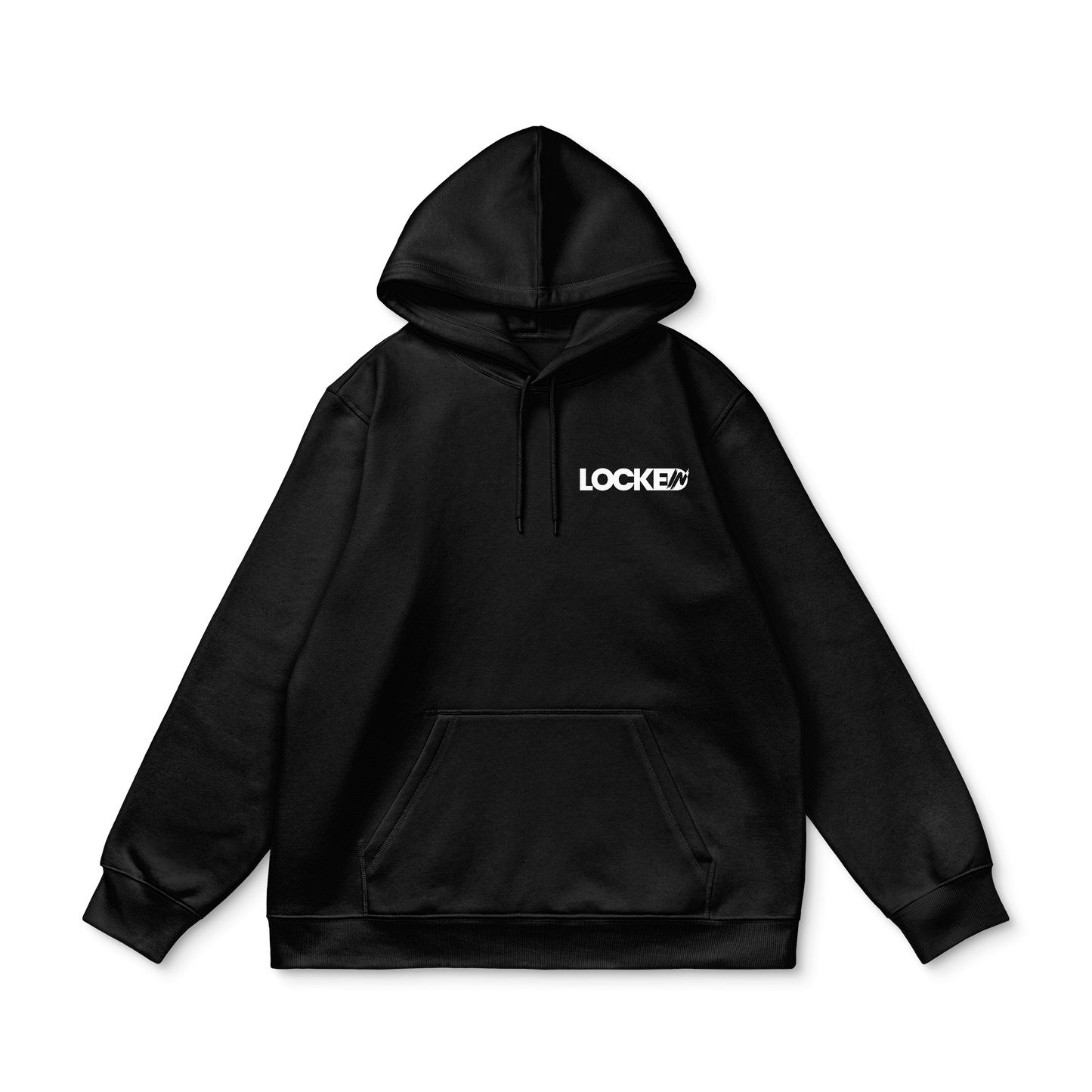 Locked In Black Hoodie