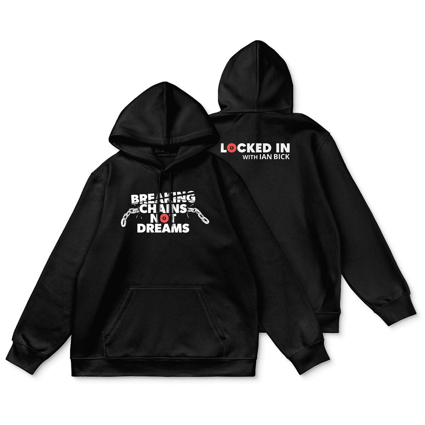 Breaking Chains Hoodie, Black