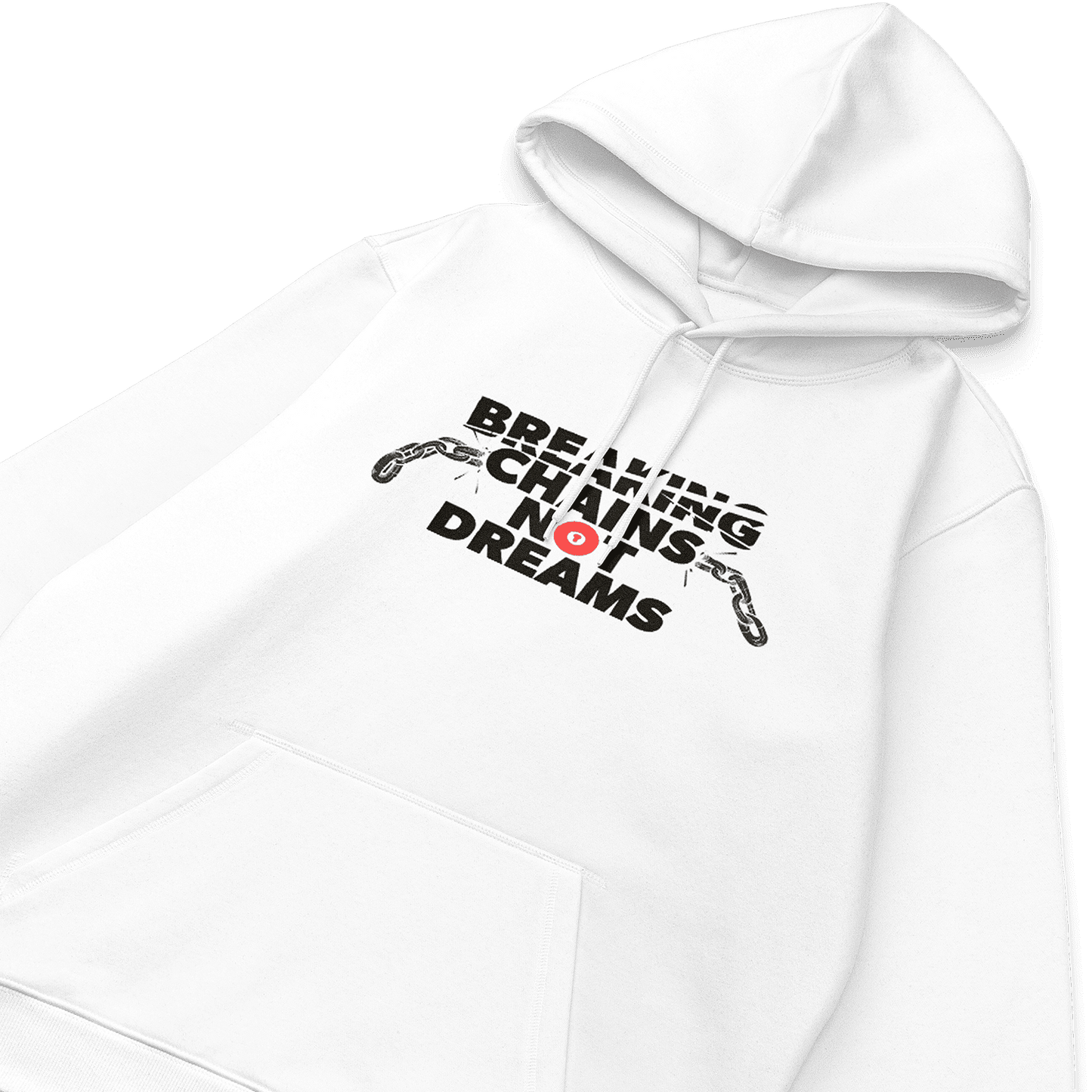 Breaking Chains Hoodie, White