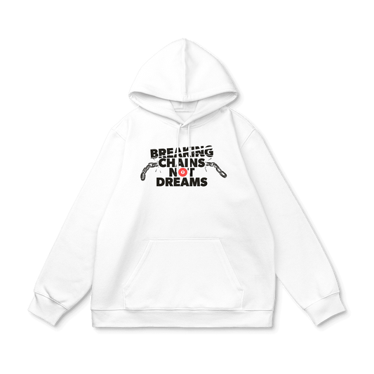 Breaking Chains Hoodie, White