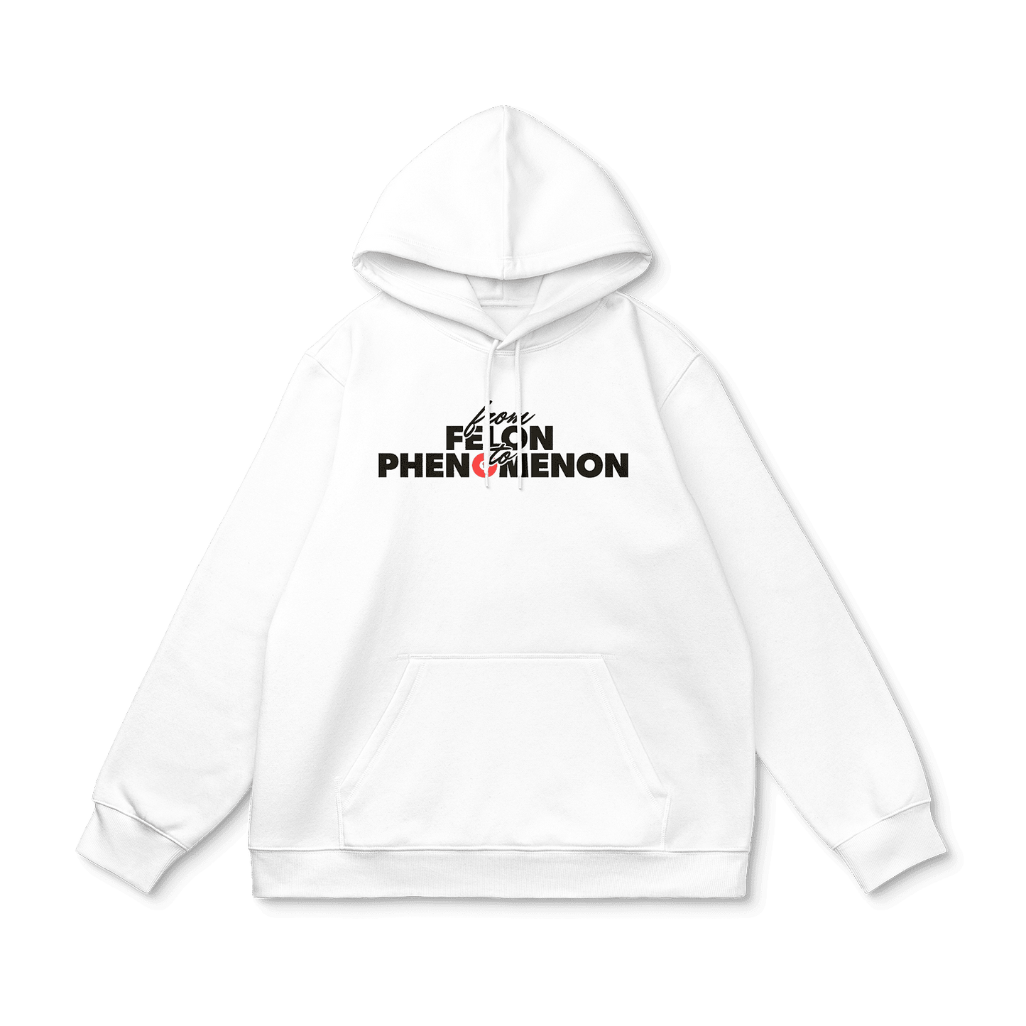 Felon Phenomenon Hoodie, White