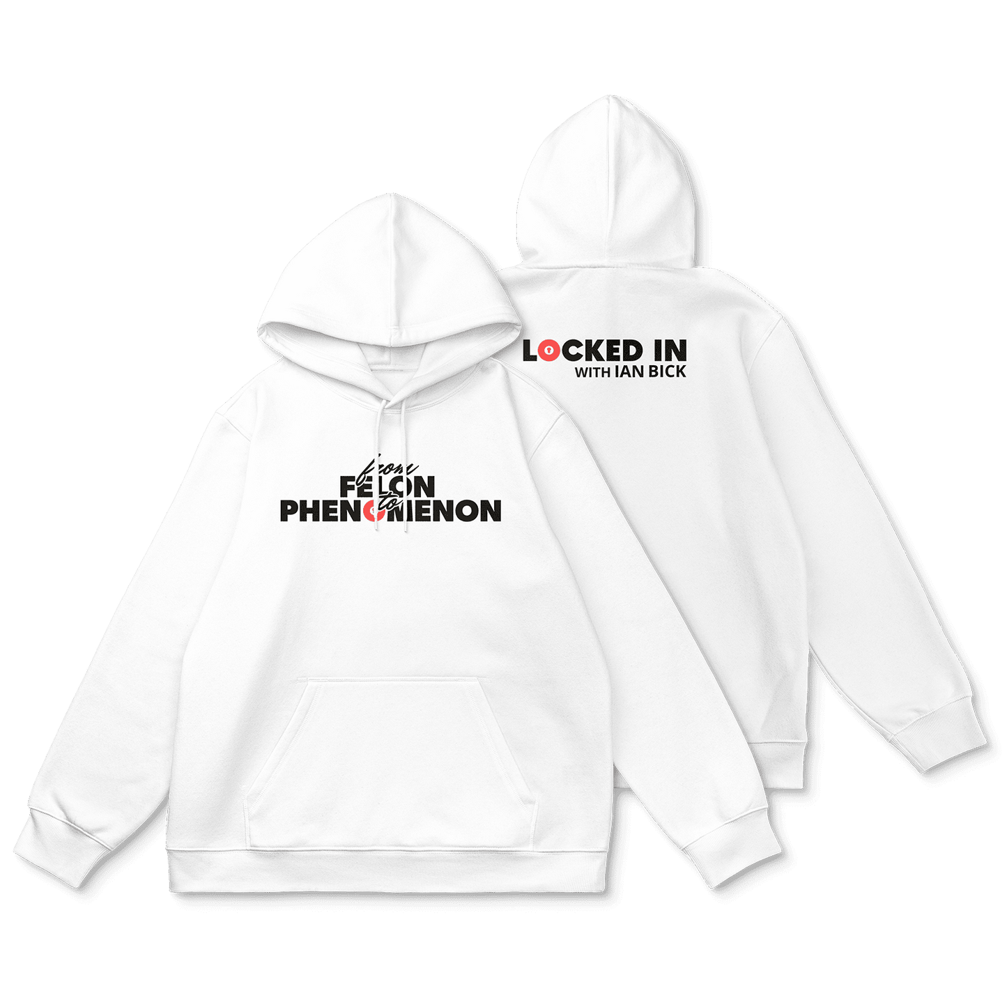 Felon Phenomenon Hoodie, White