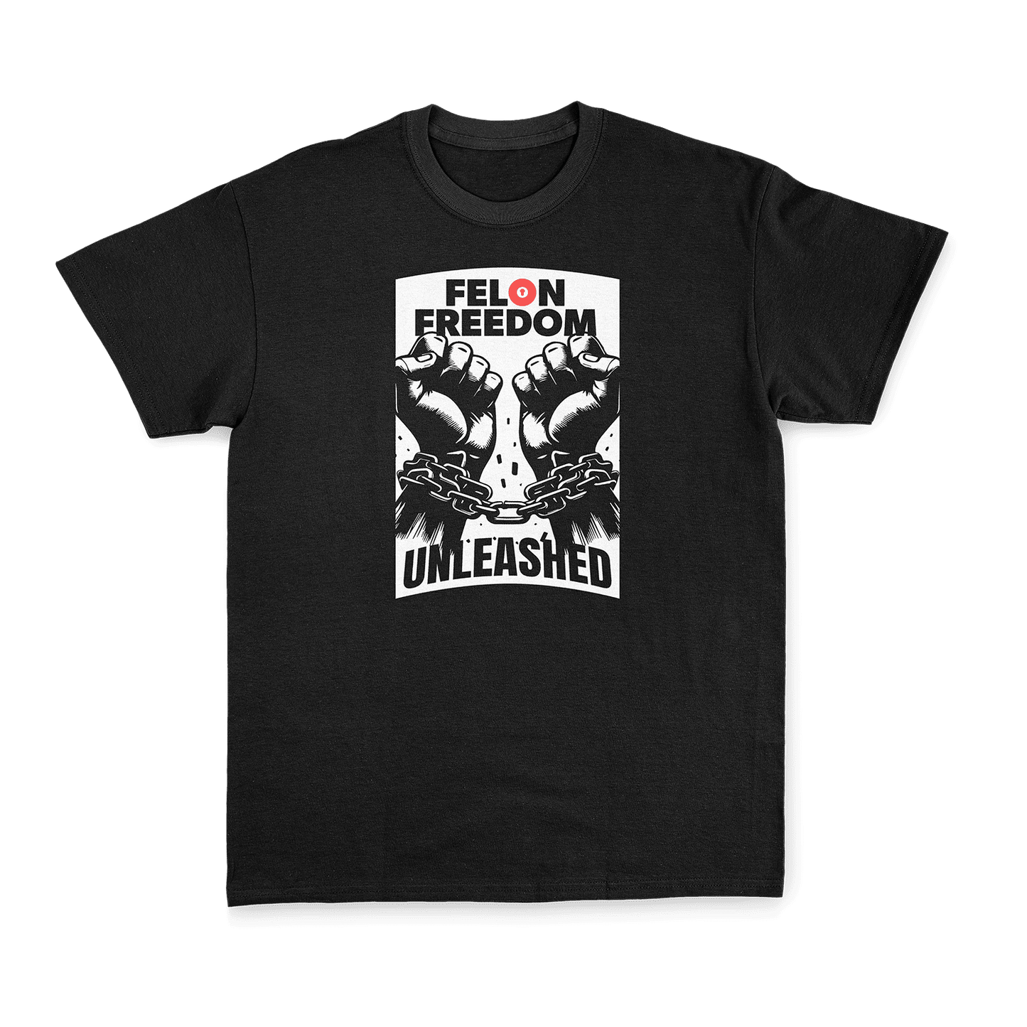 Felon Freedom Tee, Black