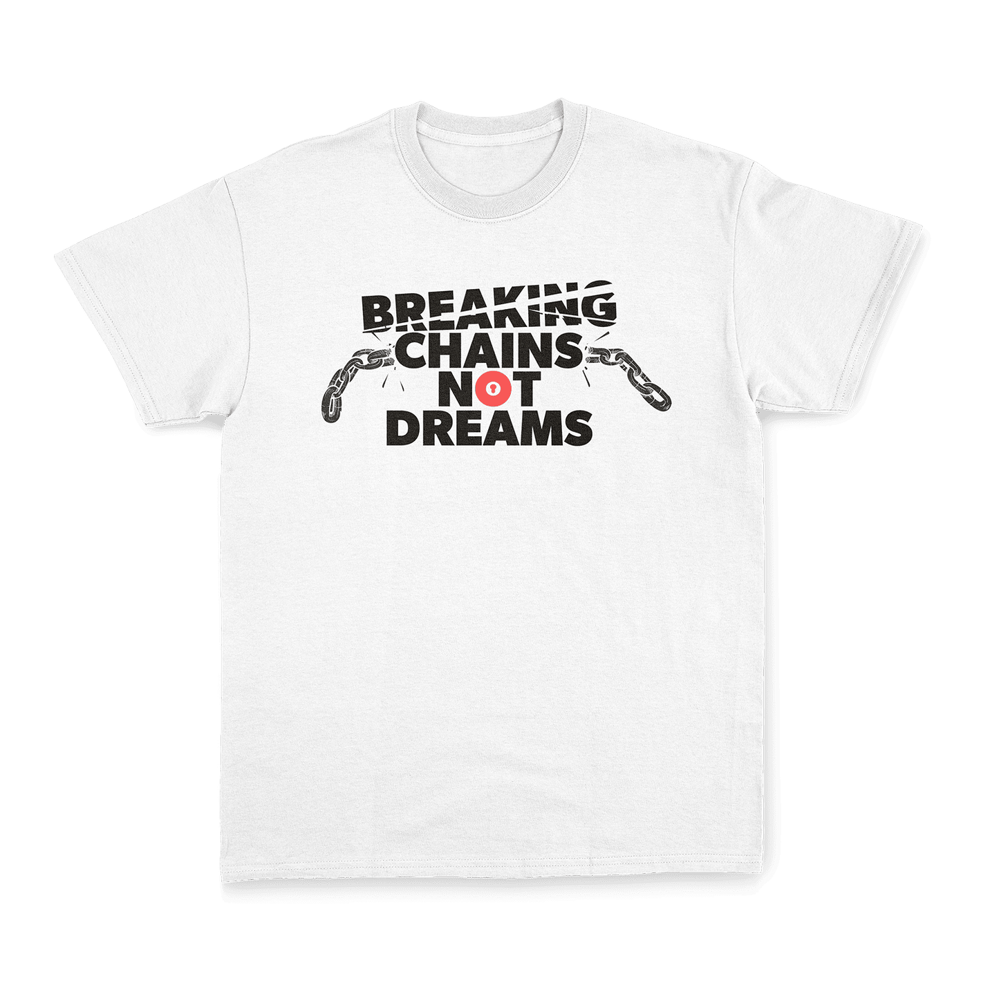 Breaking Chains Tee, White