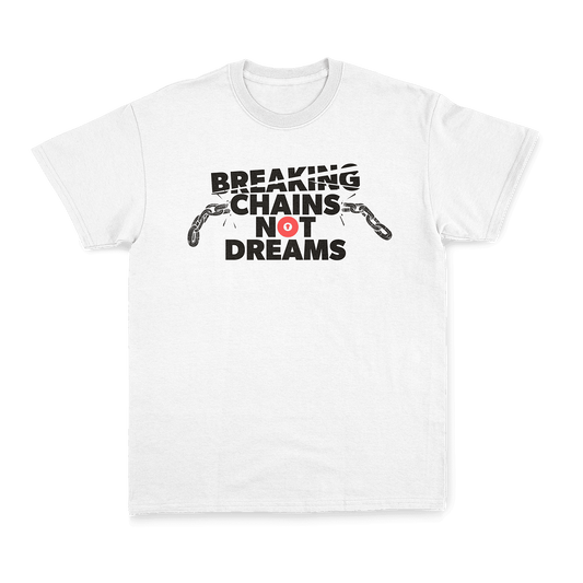 Breaking Chains Tee, White