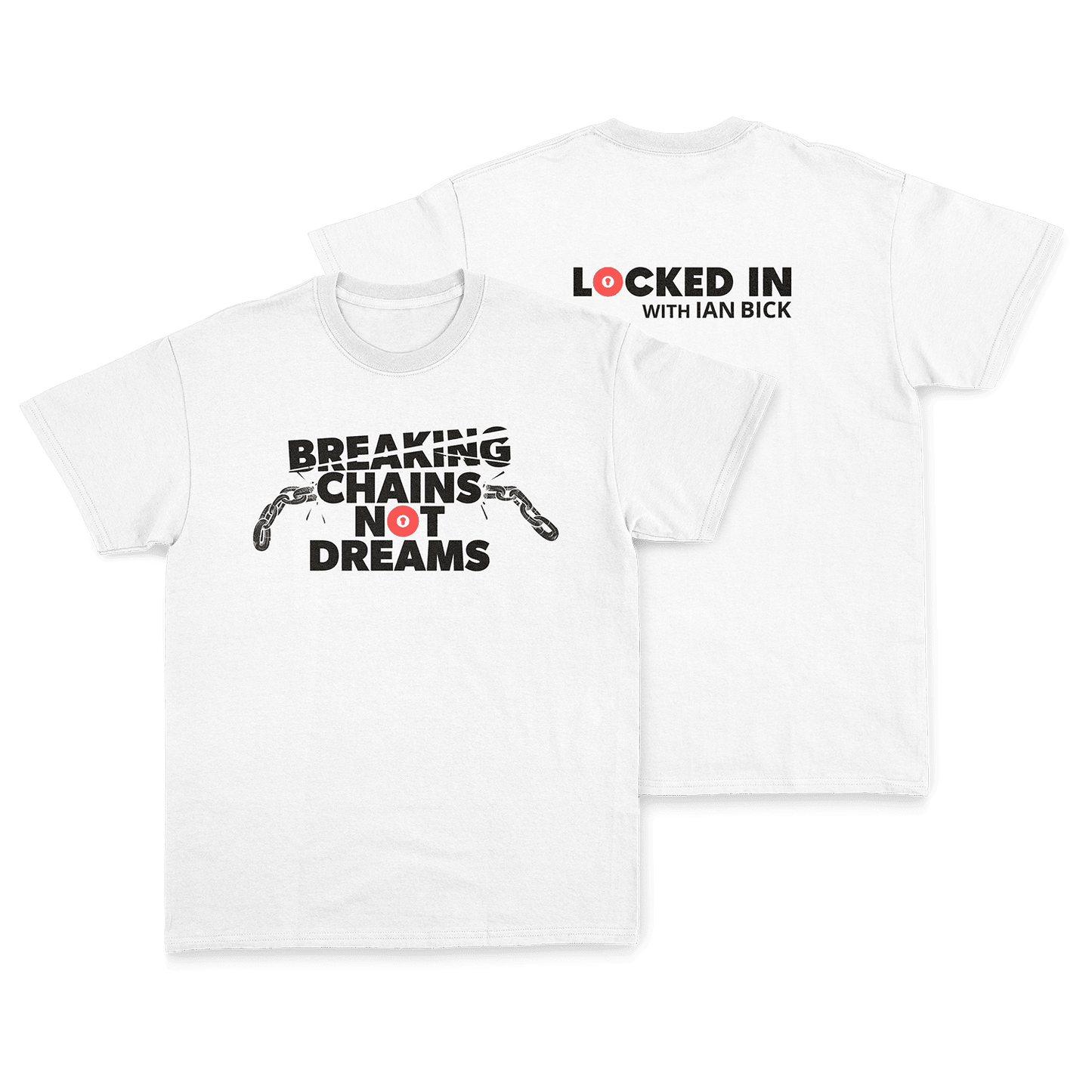 Breaking Chains Tee, White